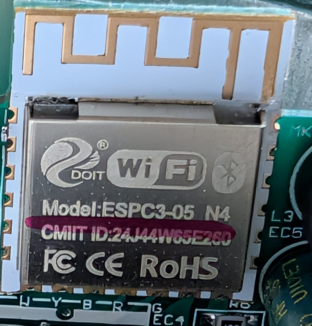 Close up photo of the ESP32C3